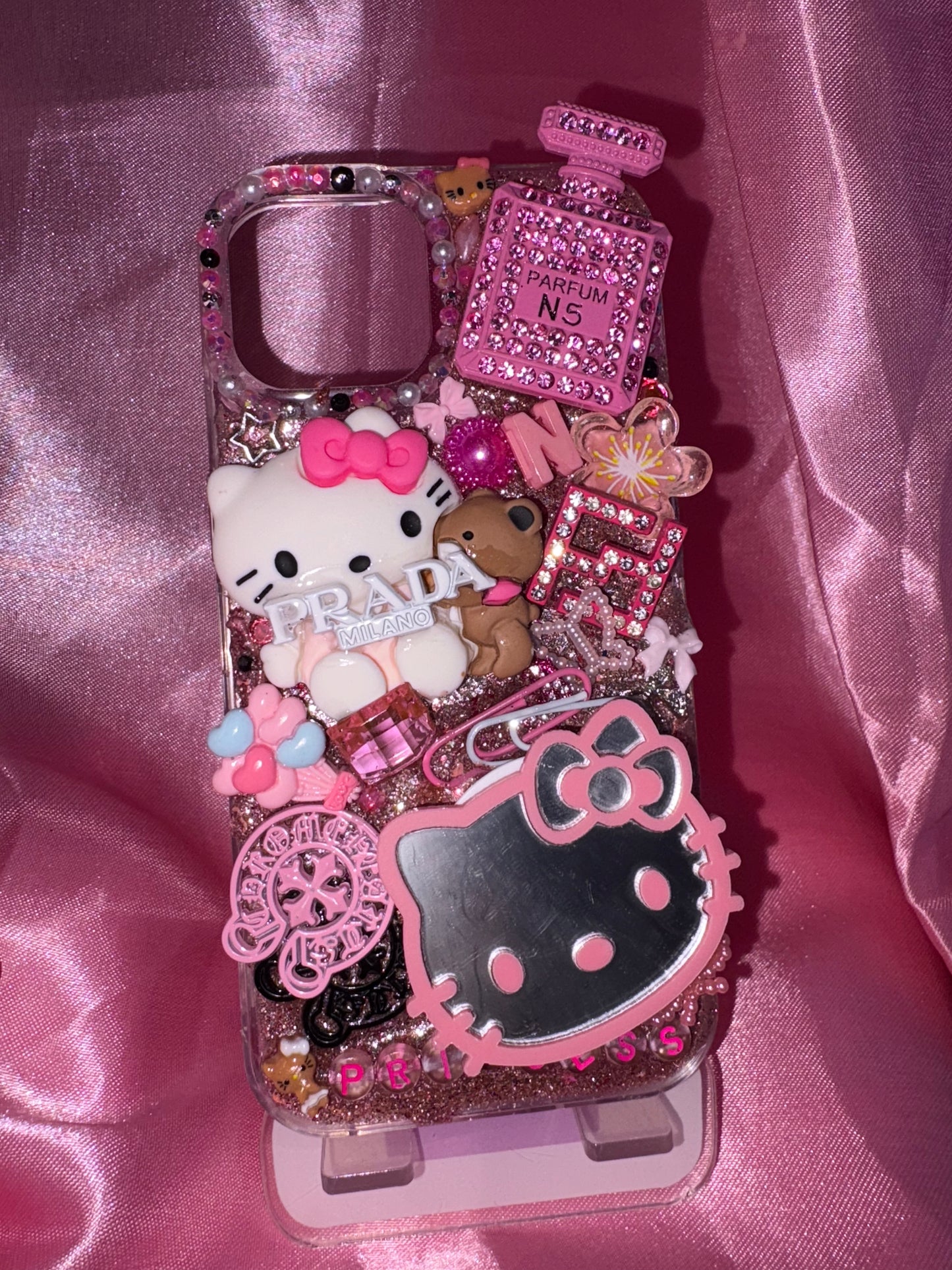 Hello kitty Mirror pop socket case